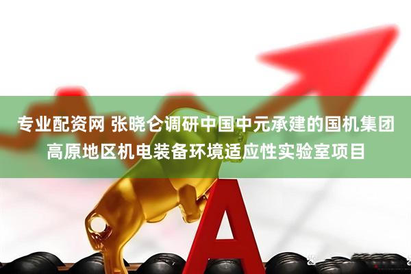 专业配资网 张晓仑调研中国中元承建的国机集团高原地区机电装备环境适应性实验室项目